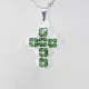 Small Cross - Chastity-Silver Chain - 2